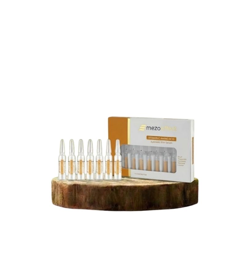 Vitamin C Amino Acid Ampoule – Canlandırıcı ve Işıltı Veren Serum (5x8ml)